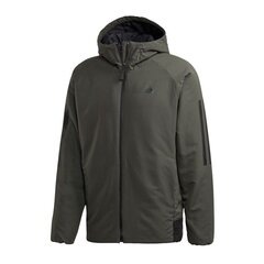 Куртка мужская Adidas BTS 3S Hooded Insulated M DZ1399, зеленая цена и информация | Мужские куртки | kaup24.ee