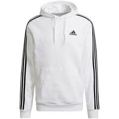Мужской джемпер Adidas Essentials Fleece 3-Stripes M GU2522, белый цена и информация | Мужская спортивная одежда | kaup24.ee