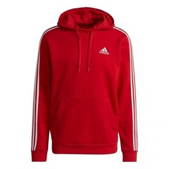 Meeste spordi dressipluus Adidas Essentials Fleece GU2523, punane цена и информация | Мужская спортивная одежда | kaup24.ee