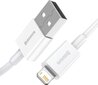 Telefonikaabel Baseus Lightning - USB Type A CALYS-B02, 1.5m hind ja info | Mobiiltelefonide kaablid | kaup24.ee