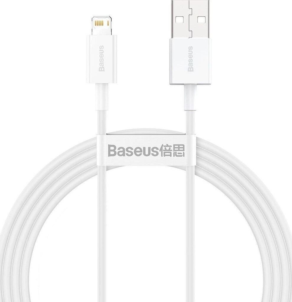 Telefonikaabel Baseus Lightning - USB Type A CALYS-B02, 1.5m hind ja info | Mobiiltelefonide kaablid | kaup24.ee