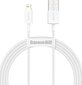 Telefonikaabel Baseus Lightning - USB Type A CALYS-B02, 1.5m hind ja info | Mobiiltelefonide kaablid | kaup24.ee