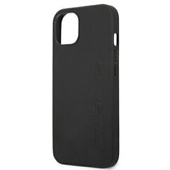 AMG AMHCP13LDOLBK Leather Back Case, telefonile Apple iPhone 13, must цена и информация | Чехлы для телефонов | kaup24.ee