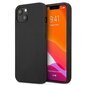 AMG AMHCP13LDOLBK Leather Back Case, telefonile Apple iPhone 13, must цена и информация | Telefoni kaaned, ümbrised | kaup24.ee