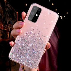 Fusion Glue Glitter silikoonist ümbris Apple iPhone 13 Pro Max roosa hind ja info | Telefoni kaaned, ümbrised | kaup24.ee