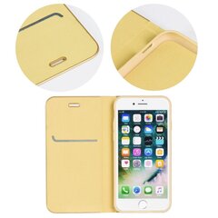 Telefoniümbris Luna Book Gold sobib iPhone 7 Plus / 8 Plus, kuldne цена и информация | Чехлы для телефонов | kaup24.ee