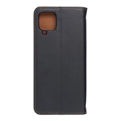 Кожаный чехол Forcell SMART PRO для Samsung Galaxy A12, черный цена и информация | Чехлы для телефонов | kaup24.ee