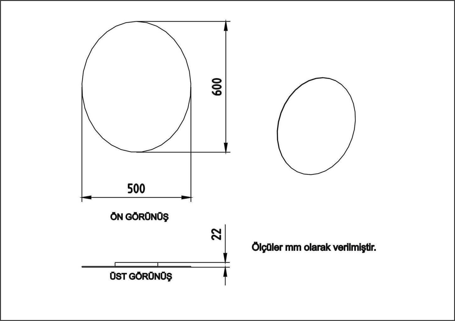 Peegliga kummut Kalune Design Lorenz Ayna, must hind ja info | Kummutid | kaup24.ee