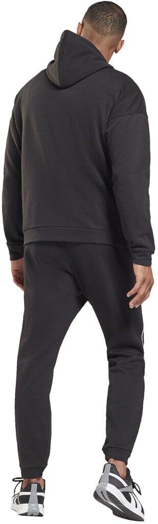 Reebok Spordikostüümid Te Piping Flc Tracksuit Black HC9508/S цена и информация | Meeste spordiriided | kaup24.ee