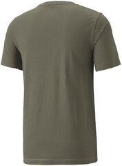 Puma T-Särgid Ess+ Colorblock Tee Black Khaki 586908 44/L hind ja info | Meeste T-särgid | kaup24.ee