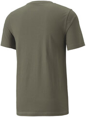 Puma Футболки Ess+ Colorblock Tee Black Khaki 586908 44/L цена и информация | Мужские футболки | kaup24.ee