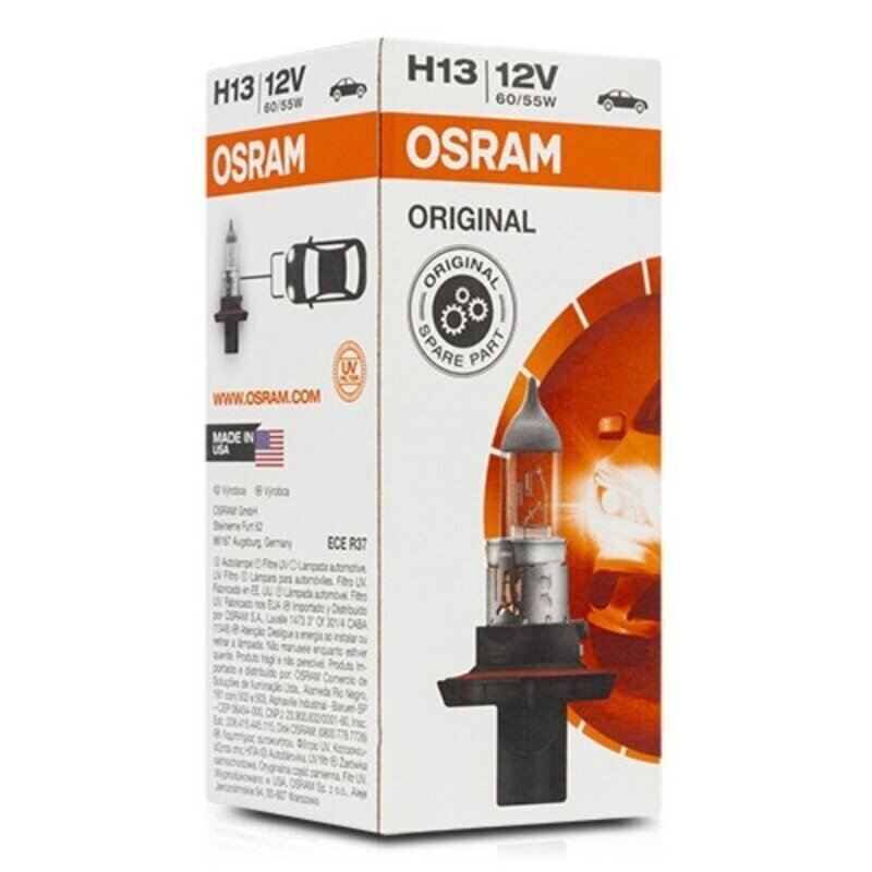 Автомобильная лампа Osram 9008 H13 12V P26.4t цена | kaup24.ee