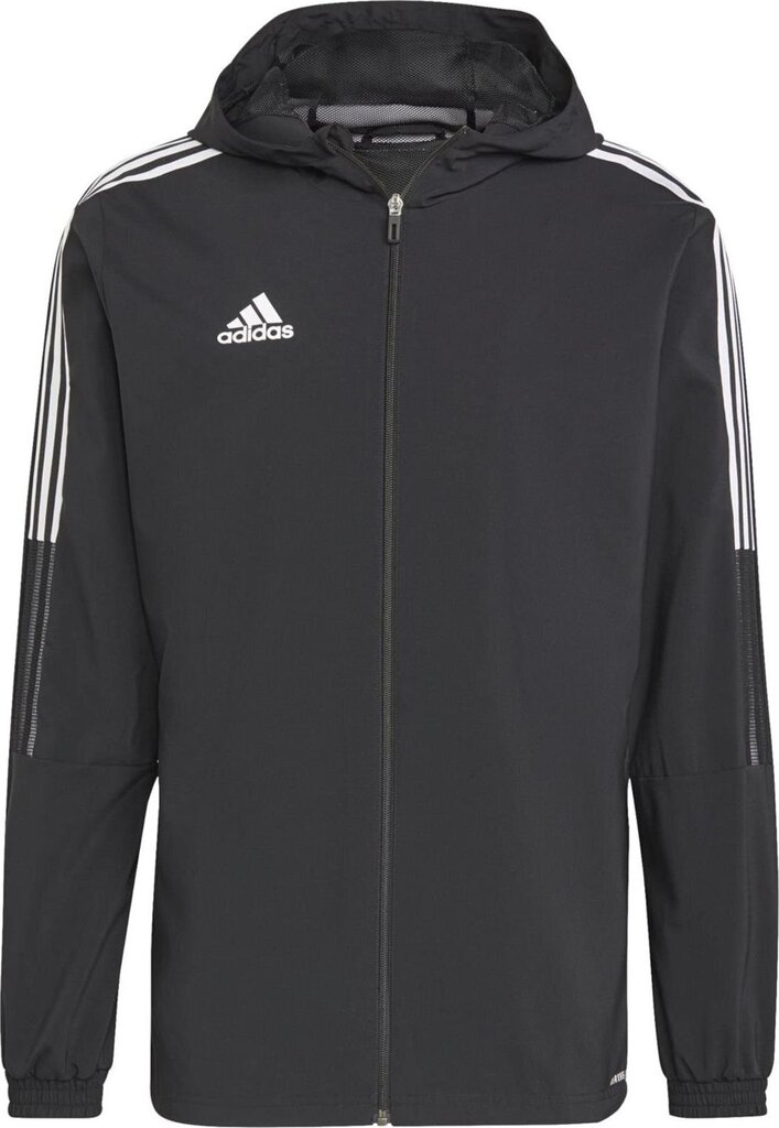 Sportlik džemper meestele Adidas Tiro 21 Windbreaker M GP4967, must цена и информация | Meeste spordiriided | kaup24.ee