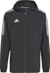 Спортивный свитер мужской Adidas Tiro 21 Windbreaker M GP4967, черный цена и информация | Мужская спортивная одежда | kaup24.ee