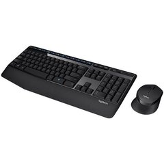 Комплект беспроводной клавиатуры и мыши Logitech MK345, черный цена и информация | Клавиатура с игровой мышью 3GO COMBODRILEW2 USB ES | kaup24.ee