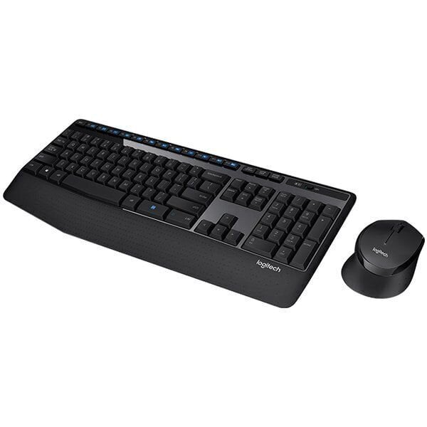 Juhtmeta klaviatuuri ja hiire komplekt Logitech MK345, must hind ja info | Klaviatuurid | kaup24.ee