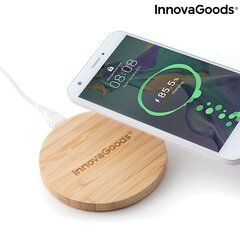 InnovaGoods Bamboo Wireless Charger hind ja info | Mobiiltelefonide laadijad | kaup24.ee