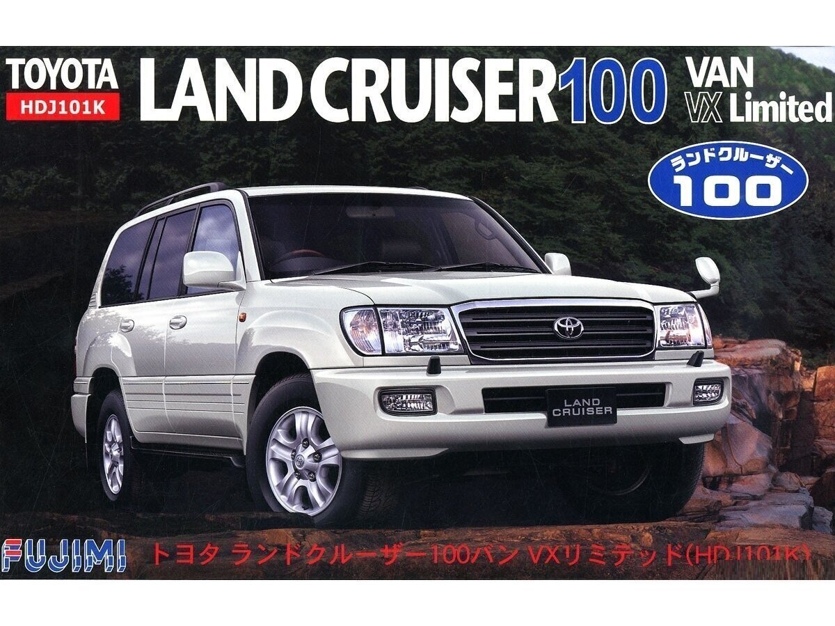 Fujimi - Toyota Land Cruiser 100 Van VX Limited (HDJ101K), 1/24, 03804 цена и информация | Klotsid ja konstruktorid | kaup24.ee