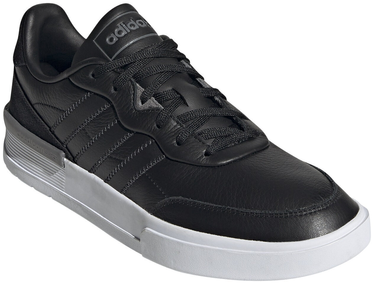 Adidas Jalatsid Clubcourt Black H68182/9.5 цена и информация | Spordi- ja vabaajajalatsid meestele | kaup24.ee