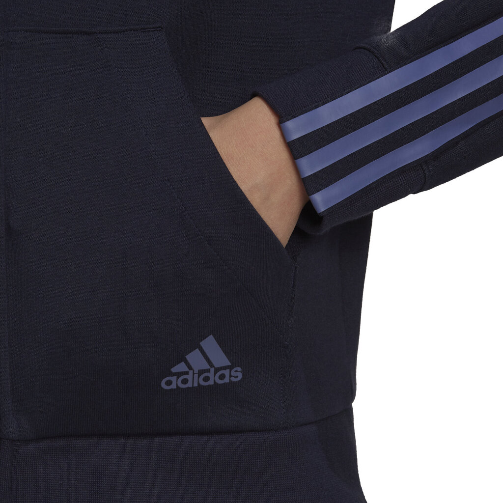 Džemper Adidas W Dk Fz Hoodie Blue H07805/XS цена и информация | Naiste pusad | kaup24.ee