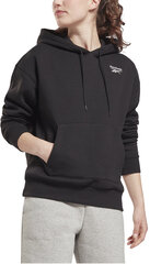 Džemper Reebok Ri Fleece Hoody Black GS9372/S цена и информация | Женские толстовки | kaup24.ee