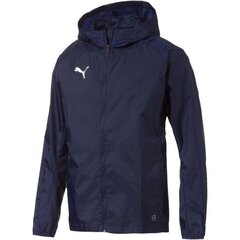 Meeste jope Puma Liga Training Rain Jacket Core M 655304 06, tumesinine hind ja info | Meeste joped | kaup24.ee