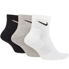 Мужские спортивные носки Nike Everyday Cushioned Ankle SX7667 901, 3 пары цена и информация | Meeste sokid | kaup24.ee