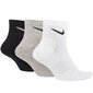 Meeste spordisokid Nike Everyday Cushioned Ankle SX7667 901, 3 paari hind ja info | Meeste sokid | kaup24.ee
