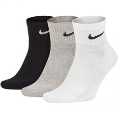 Мужские спортивные носки Nike Everyday Cushioned Ankle SX7667 901, 3 пары цена и информация | Meeste sokid | kaup24.ee