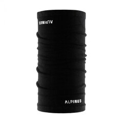 Шарф-труба на шею для взрослых Alpinus Utulik Miyabi Черный GT43530, черный цена и информация | Мужские шарфы, шапки, перчатки | kaup24.ee