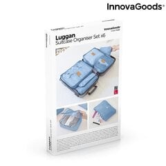 Набор сумок-органайзеров для чемоданов Luggan InnovaGoods, 6 предметов kaina ir informacija | Чемоданы, дорожные сумки  | kaup24.ee