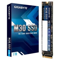 SSD|GIGABYTE|1TB|M.2|PCIE|NVMe|3D TLC|Write speed 3000 MBytes/sec|Read speed 3500 MBytes/sec|MTBF 2000000 hours|GP-GM301TB-G цена и информация | Внутренние жёсткие диски (HDD, SSD, Hybrid) | kaup24.ee