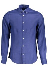 Мужская рубашка Gant, синяя цена и информация | Мужские рубашки | kaup24.ee