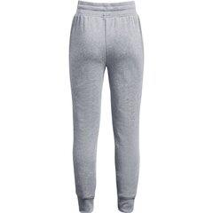 Poiste spordipüksid Under Armor Rival Fleece Joggers Jr. 1356 487 036, hall цена и информация | Шорты для мальчиков | kaup24.ee