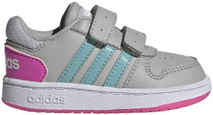 Детские кеды Adidas Hoops 2.0 Cmf I Grey H01554/6.5K цена и информация | Детская спортивная обувь | kaup24.ee