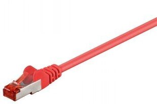 GB CAT6 NETWORK CABLE RED SHIELDED S/FTP (PIMF) 0.25M цена и информация | Кабели и провода | kaup24.ee