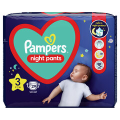 Подгузники-трусики Pampers Night Pants VP S3 29 шт. цена и информация | Подгузники | kaup24.ee