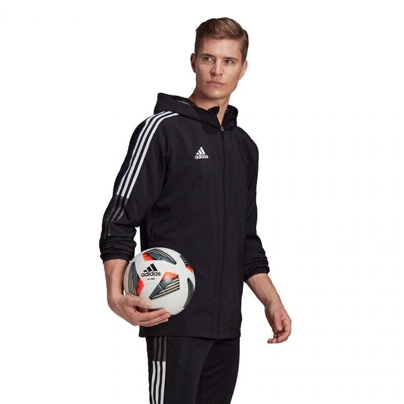 Meeste dressipluus Adidas Tiro 21 Windbreaker M GP4967, must hind ja info | Meeste spordiriided | kaup24.ee