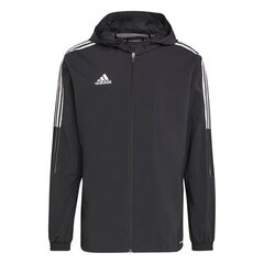 Свитер мужской Adidas Tiro 21 Windbreaker M GP4967, черный цена и информация | Мужская спортивная одежда | kaup24.ee