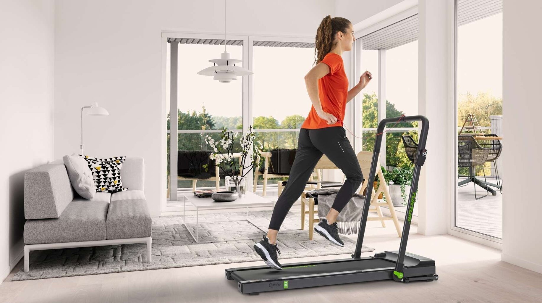 Trenažöör Tunturi Cardio Fit T10 Treadmill цена и информация | Jooksulindid | kaup24.ee