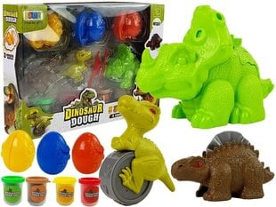 Plastiliinikomplekt "Dinosaurus", 12-osaline hind ja info | Arendavad mänguasjad | kaup24.ee