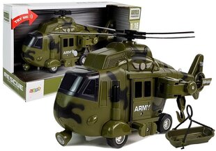 Helikopter Wojskowy Ratunkowy 1:16 Hak Dźwięk Światła цена и информация | Развивающий мелкую моторику - кинетический песок KeyCraft NV215 (80 г) детям от 3+ лет, бежевый | kaup24.ee