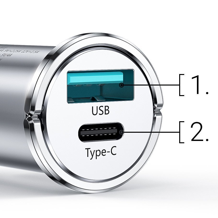 Joyroom mini dual port USB Type C hind ja info | Mobiiltelefonide laadijad | kaup24.ee