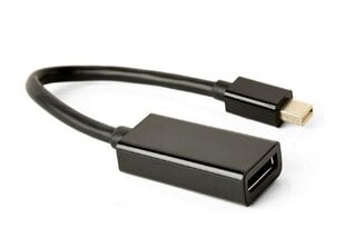 Кабель-переходник 4K Mini DisplayPort на HDMI, черный цена и информация | Адаптеры и USB-hub | kaup24.ee