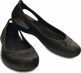 Naiste baleriinad Crocs™ Kadee Work Flat​, must hind ja info | Naiste kingad | kaup24.ee