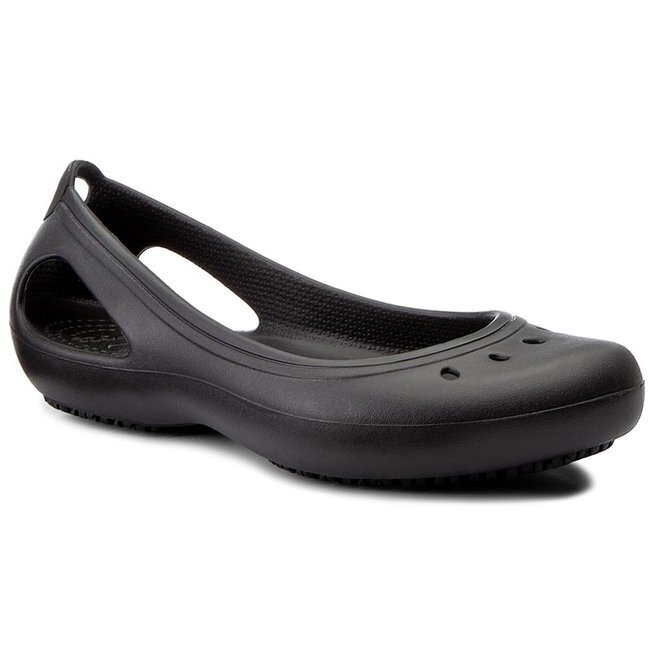 Naiste baleriinad Crocs™ Kadee Work Flat​, must hind ja info | Naiste kingad | kaup24.ee