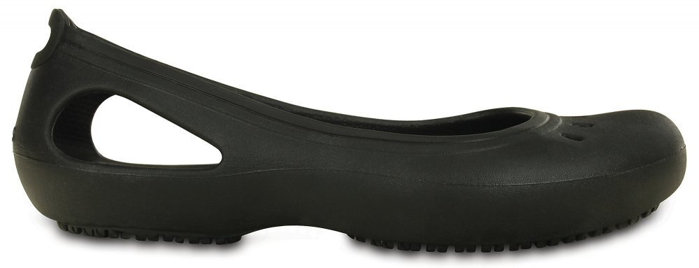 Naiste baleriinad Crocs™ Kadee Work Flat​, must цена и информация | Naiste kingad | kaup24.ee