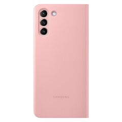 Samsung Smart Clear View Standing Cover, telefonile Samsung Galaxy S21+ 5G (S21 Plus 5G), roosa hind ja info | Telefoni kaaned, ümbrised | kaup24.ee