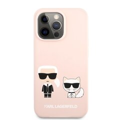 KLHCP13XSSKCI Karl Lagerfeld and Choupette Liquid Silicone Case for iPhone 13 Pro Max Pink цена и информация | Чехлы для телефонов | kaup24.ee