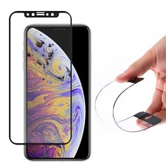 Защитное стекло GoodBuy Flexible 9H для экрана Apple iPhone 12 / 12 Pro, черное цена и информация | Защитные пленки для телефонов | kaup24.ee